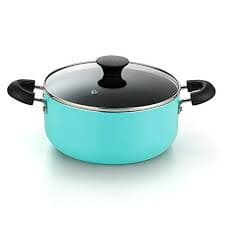Cook N Home 10-Piece Nonstick Ceramic Cookware Set, Dishwasher Safe, Turquoise - Walmart.com
