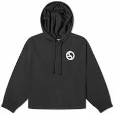 Acne Studios Men's Fester Logogram Hoodie in Black Acne Studios