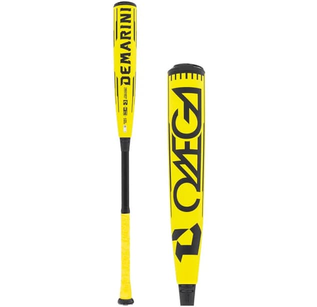 DeMarini Omega Electric Yellow BBCOR Baseball Bat