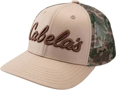 Cabela's 3D Logo Camo Mesh-Back Cap