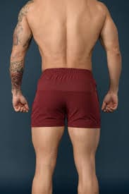 YoungLA Men's Bodybuilding Short Shorts Athletic Gym Training Pockets