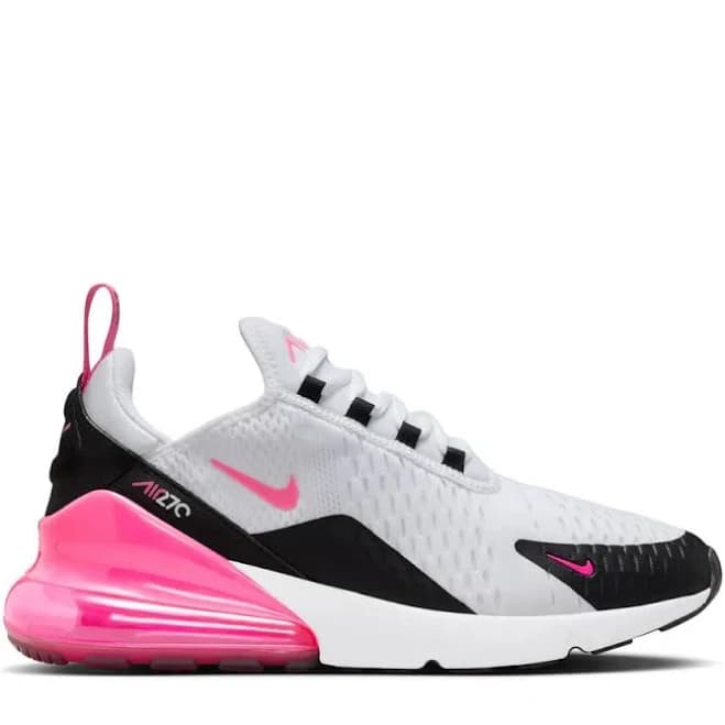 Women Nike Air Max 270 Ah6789-127 White/hyper Pink/black/white