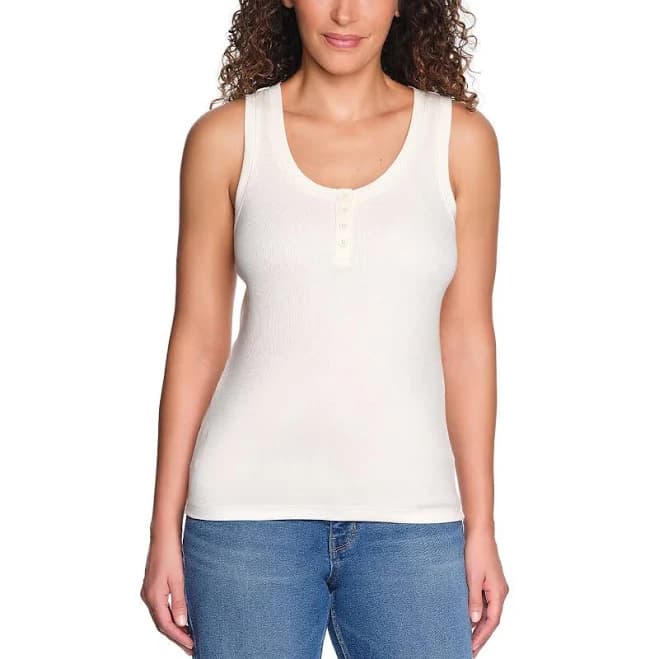 Lands' End Ribbed Tank Top
