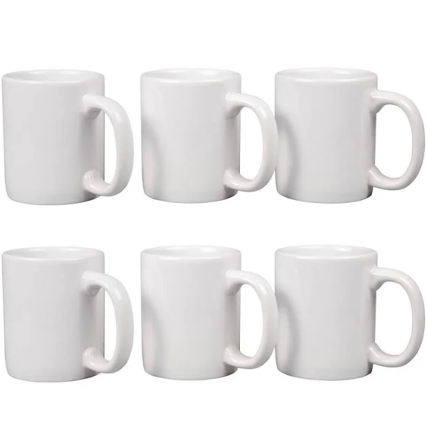 Creative Home Ceramic Coffee Mug Set of 6