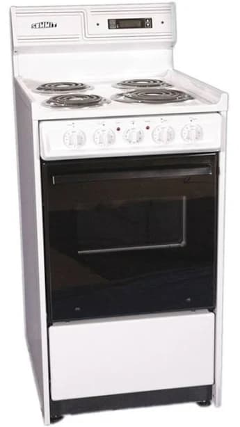 Summit 20" Freestanding Electric Range Bisque SEM130CDK
