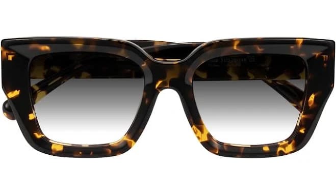Simba Oversized Thick Square Sunglasses