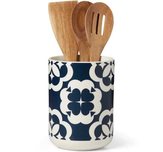 Kate Spade New York Geo Print Utensil Crock