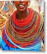 African woman with traditional accessories Framed Print by Anna Om - Pixels