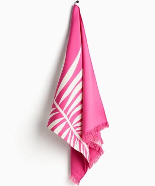 H&M Home Fringed Beach Towel