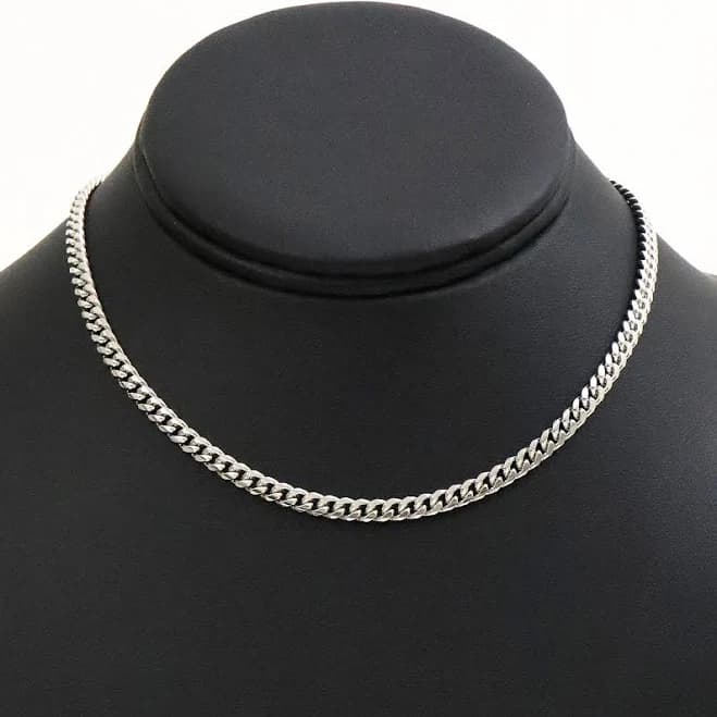Handmade Minimalist Curb Chain Necklace
