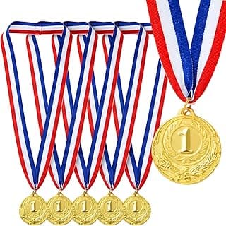 Juvale 1st Place Winner Gold Medals for All Ages, Participation Awards