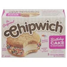 Chipwich Birthday Cake Ice Cream Sandwich
