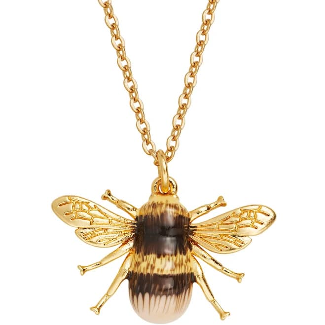 Fable England Honey Bee Enamel Necklace
