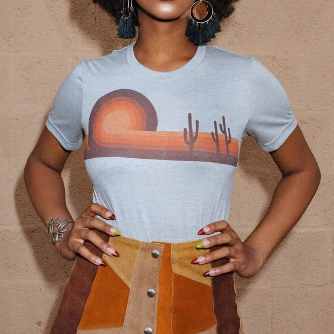 1970s Desert Horizons Graphic Tee