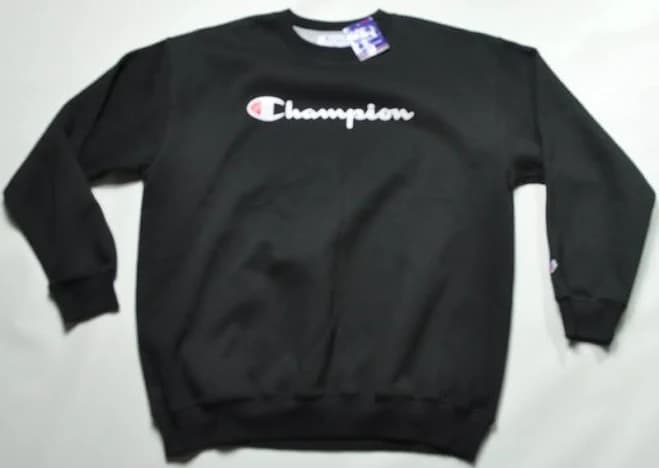Champion Men's Script Crew Sweatshirt