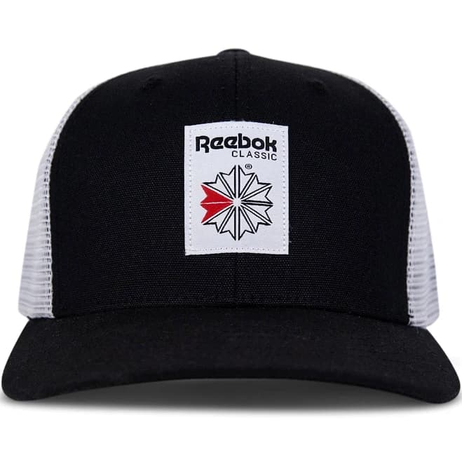 Reebok Women's Woven Patch Vector Trucker Cap