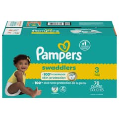 Pampers Size 3 Diapers (16-28 lbs (7-13 kg)) Super Pack, 78 diapers
