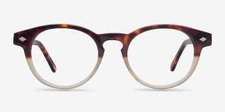 Concept Round Macchiato Tortoise Full Rim Eyeglasses | Eyebuydirect
