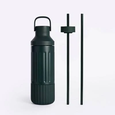 Beast Health Dual Cap Stainless Steel Hydration Bottle