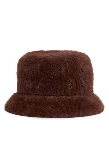 Steve Madden Women's Fuzzy Bucket Hat