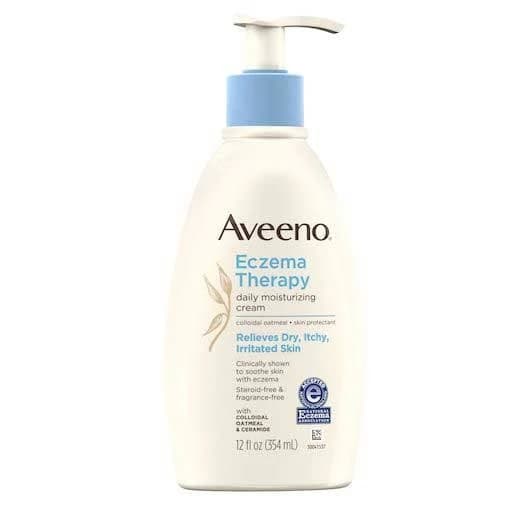 Aveeno Eczema Therapy Daily Moisturizing Cream, 12 Ounce -- 12 per case