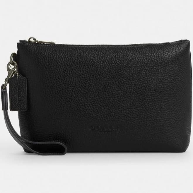 Coach Pebble Leather Pouch