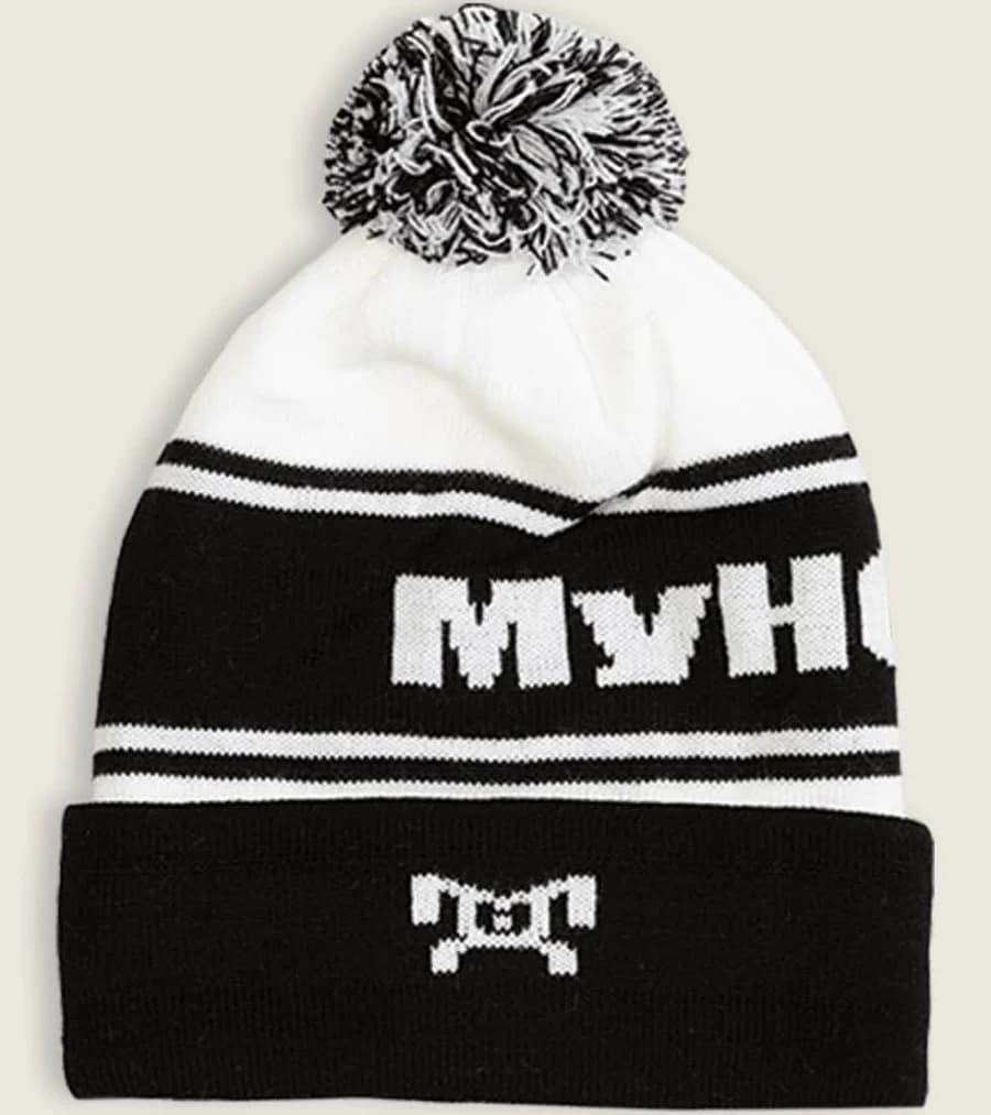 Myhouse Striped Pom Pom Hat