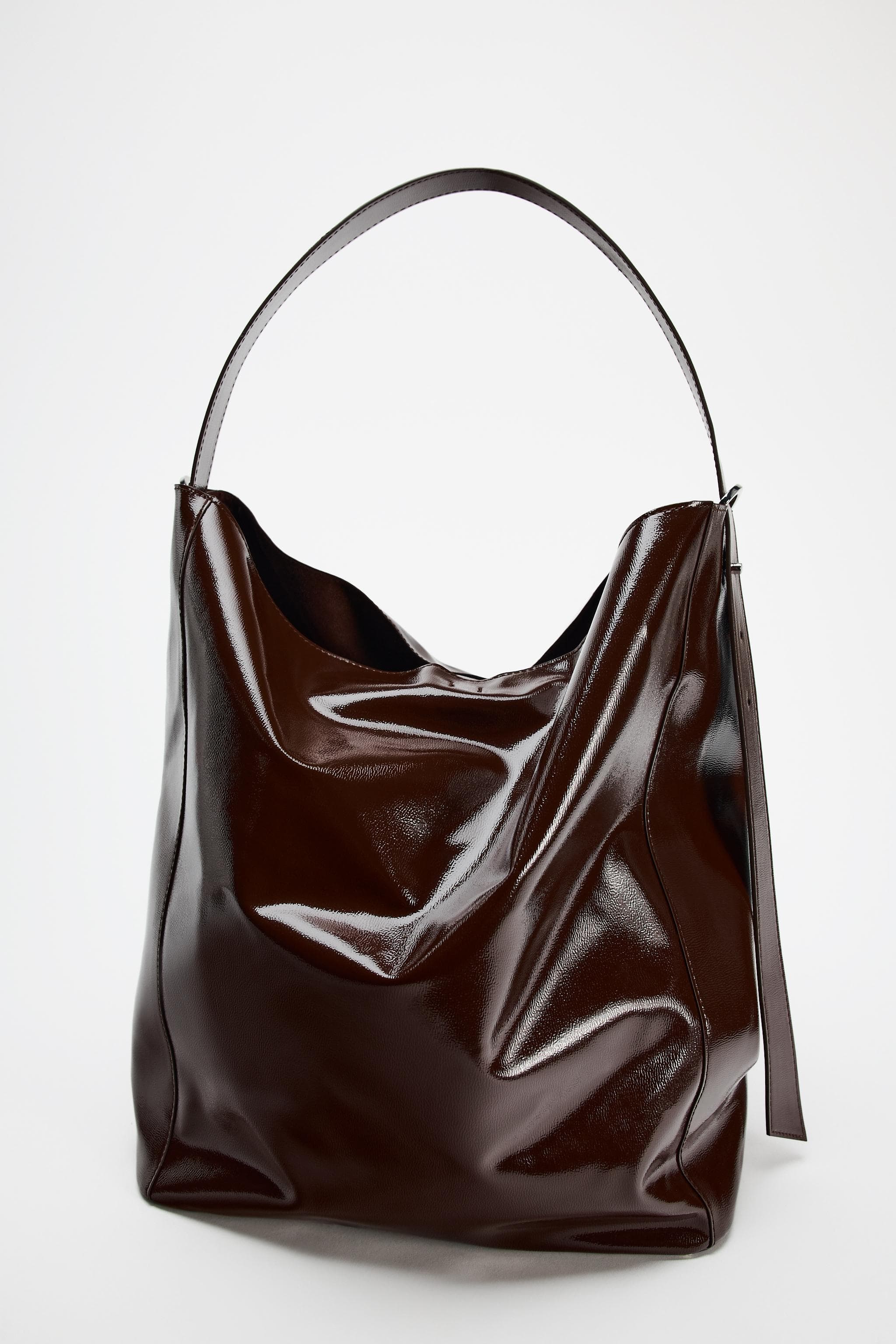 MAXI BUCKET BAG - Brown | ZARA New Zealand
