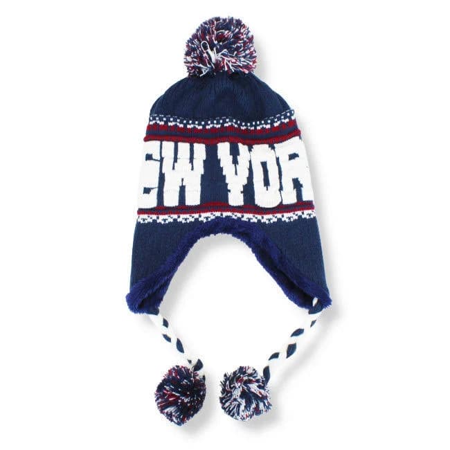 Double Pom Pom New York Beanie