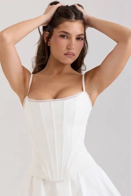 Cotton Corset Top