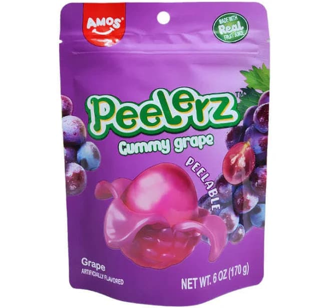Amos Peelerz Gummy Grape
