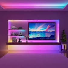 Govee RGBIC Smart Integrated LED 24.6 ft. Strip Light with 36 Watt Equivalent RGBWW Smart Light Bulb H1011AD1 - The Home Depot