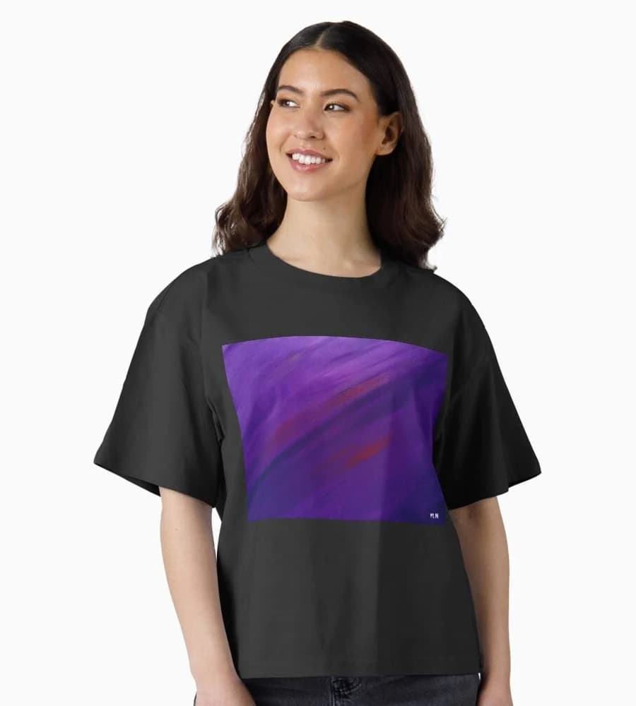Abstract Boxy T-Shirt
