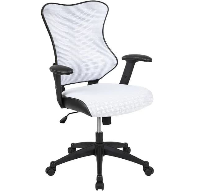 Flash Furniture High Back Designer Mesh Executive Swivel Ergonomic Office Chair with Adjustable Arms