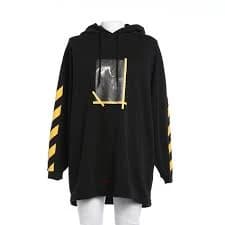 Hoodie Off White Multicoloured L