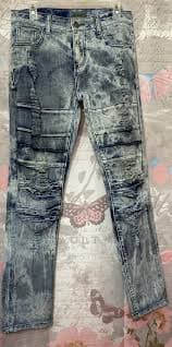 CJ Black Premium Jeans Mens 30/30 Faded Blu- Skinny Flex-Distressed Stretch | eBay