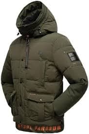 Stone Harbour Winter Parka with Hood B733, Charcoal : Amazon.com.be: Fashion
