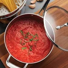 Amazon.com: Tramontina Tri-Ply Clad Stainless Steel 4-Quart Sauce Pan with Glass Lid, Induction-Ready, Dishwasher-Safe, NSF-Certified: Home & Kitchen