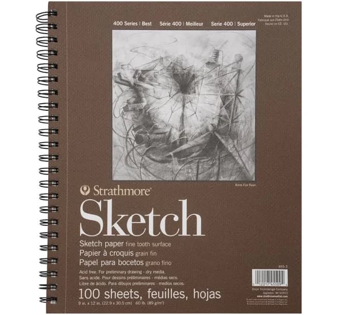 Strathmore 400 Series Micro Perforated Spiral Sketchbook