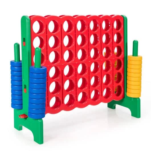 Costway Jumbo 4-to- Score 4 in A Row Giant Game Set