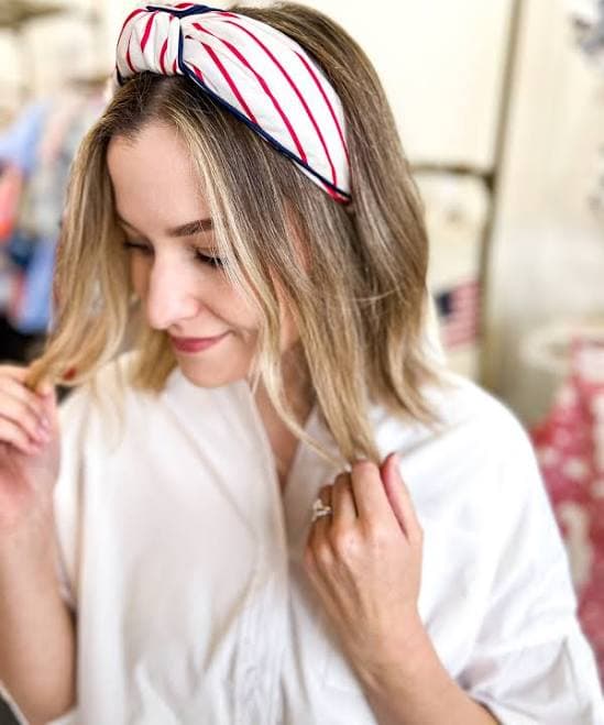 Shiraleah Women's Wide Stripes Knotted Headband