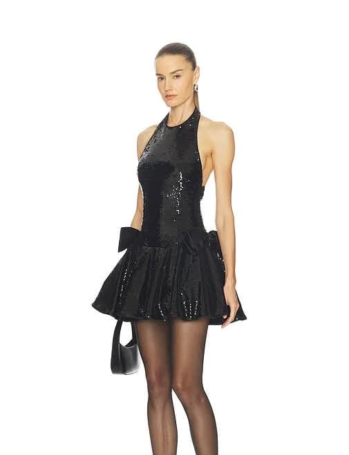 L'Academie Velli Sequin Mini Dress