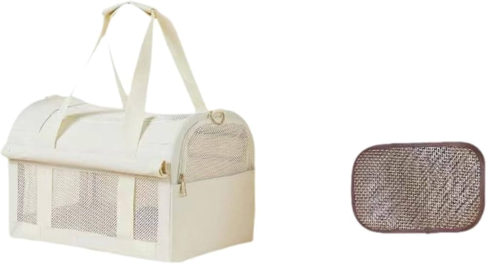 Amazon.com : MFMEXUL Pet Dog Carrier Handbag for Small Pets Ideal for Shopping and Travel, Cat Bag with Mat : Pet Supplies