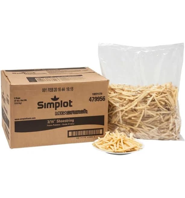 Simplot Megacrunch Shoestring French Fry