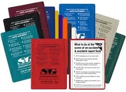Custom Printed Insurance Card Holders "At The Scene" Kits - 5-3/4"(W) x 4-1/16"(H)