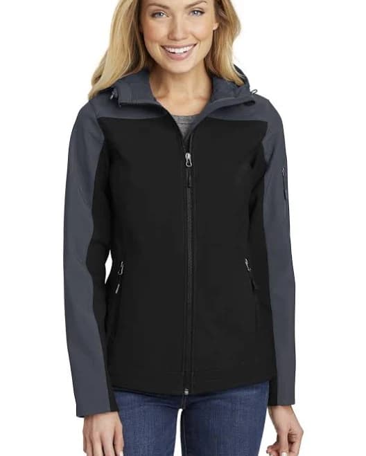 Port Authority Women's Hooded Core Soft Shell Jacket