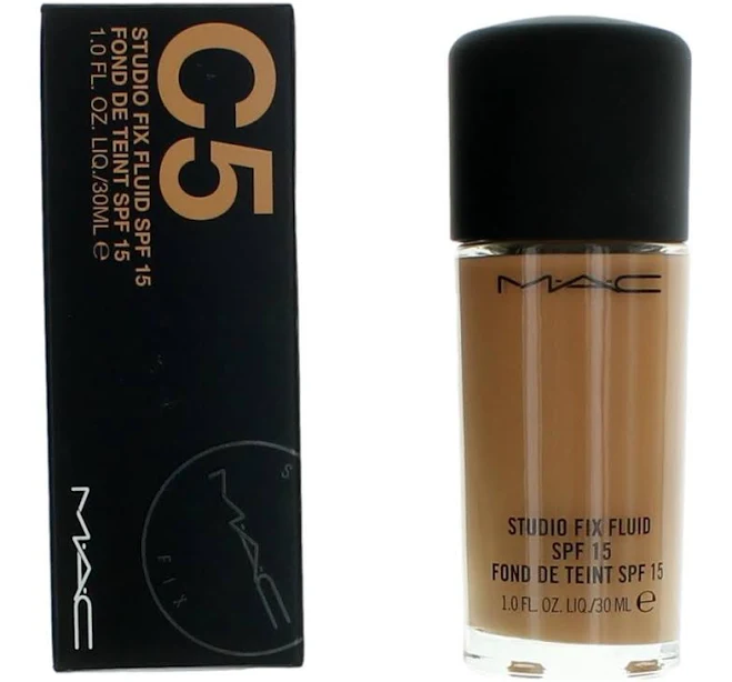 MAC Studio Fix Fluid by MAC, 1 oz Foundation SPF15 - C5