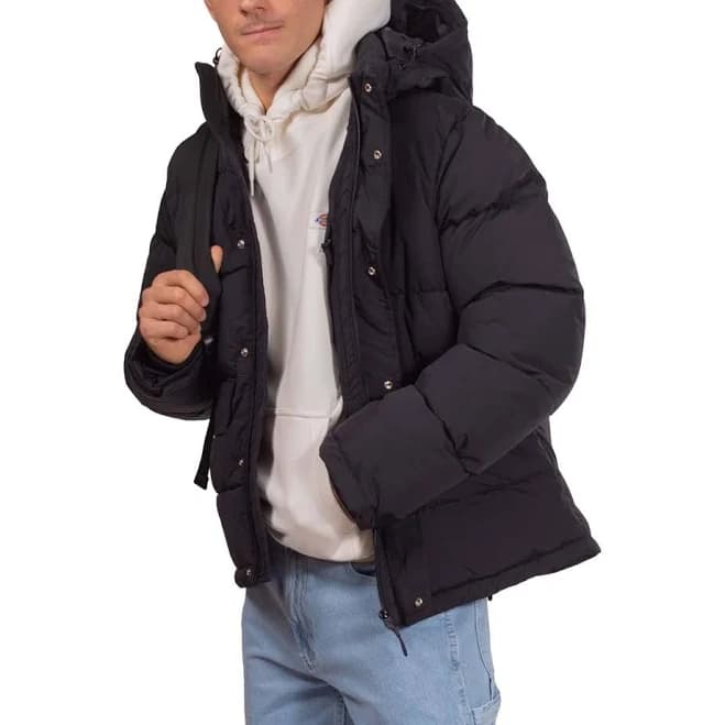 DICKIES - Men's padded jacket with hood and logo