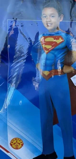 Superman Child Muscle Deluxe Costume