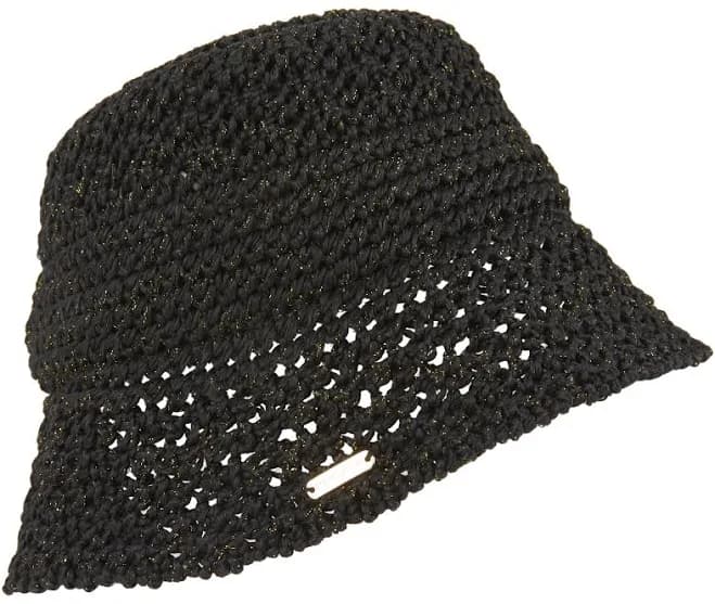 Steve Madden Women's Alex Metallic Knit Bucket Hat
